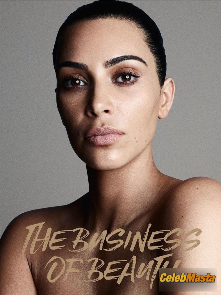 Kim Kardashian Topless From Her New Business of Beauty 2018 Photoshoot photo 1
