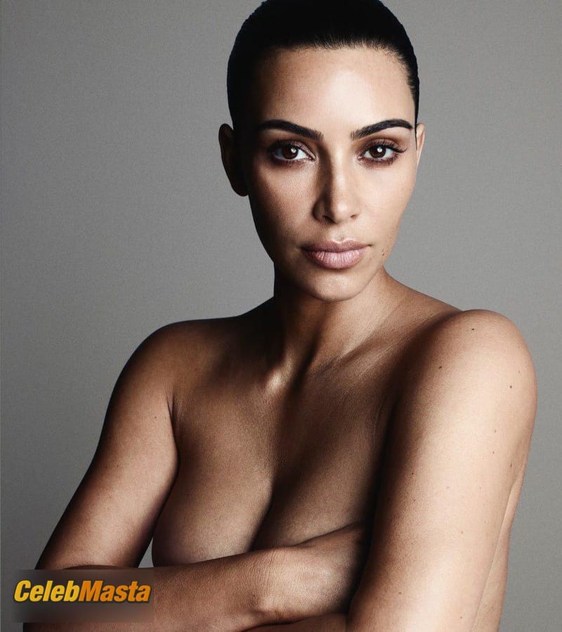 Kim Kardashian Topless From Her New Business of Beauty 2018 Photoshoot photo 3