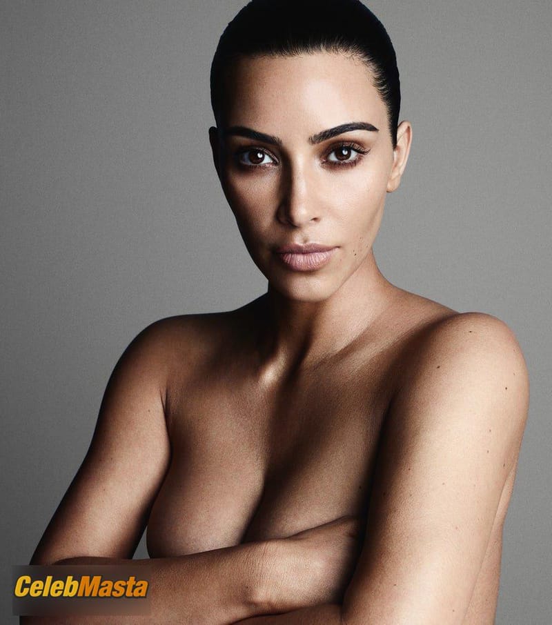 Kim Kardashian Topless From Her New Business of Beauty 2018 Photoshoot photo 4