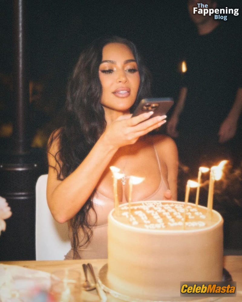 Kim Kardashian Sexy Shows Off Her Hot Pokies And Figure In A Slutty Tight Outfit For Her 44th Birthday Photo Gallery photo 1