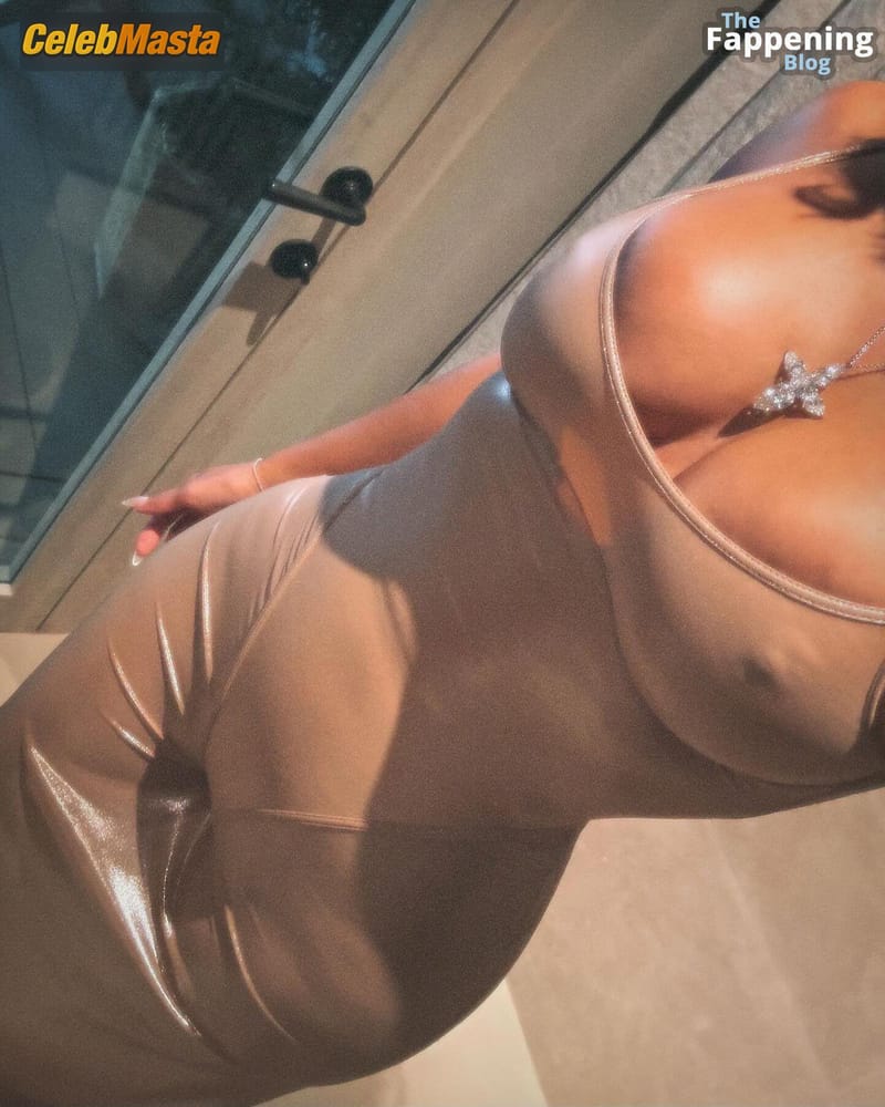 Kim Kardashian Sexy Shows Off Her Hot Pokies And Figure In A Slutty Tight Outfit For Her 44th Birthday Photo Gallery photo 4