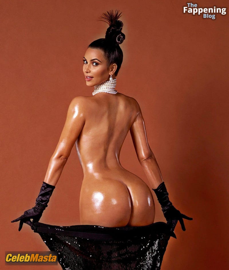 Kim Kardashian Sexy and Poses Her Seductive Booty, Boobs and Pussy in Paper Magazine Photoshoot photo 2