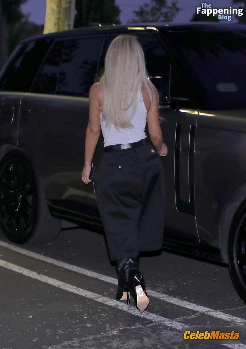 Kim Kardashian Sexy Spotted Flashing Her Hot Boobs Wearing A Sheer Top In Los Angeles Photo Gallery photo 3