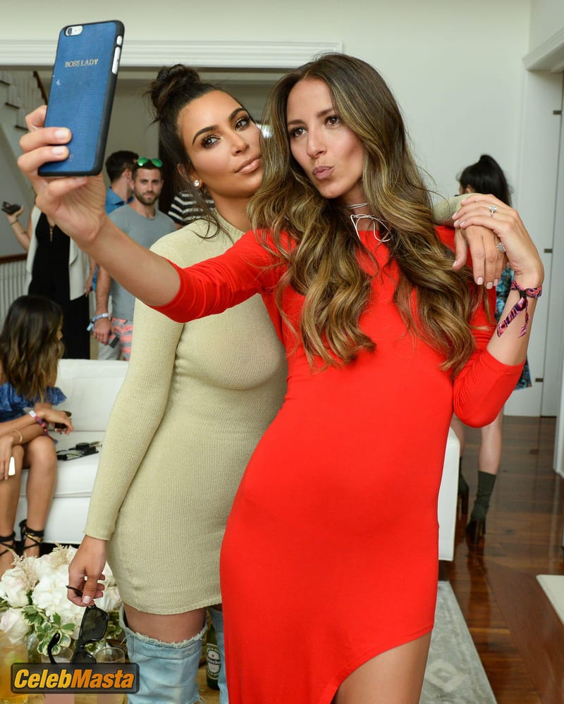 Kim Kardashian Sexy at the Revolve Clothing Hampton House Summer Party Photo Gallery photo 4