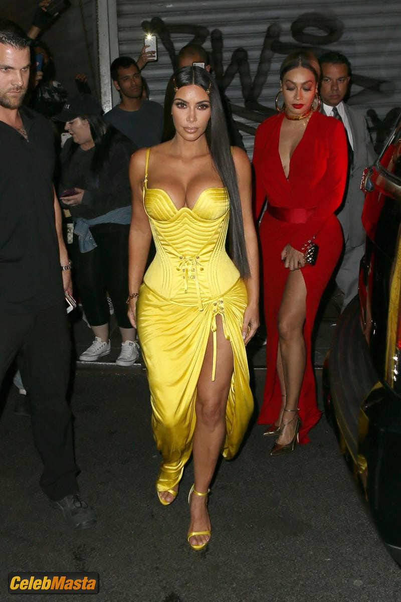 Kim Kardashian Sexy with Kylie Jenner, La La Anthony and Jordyn Woods in New York Photo Gallery photo 4
