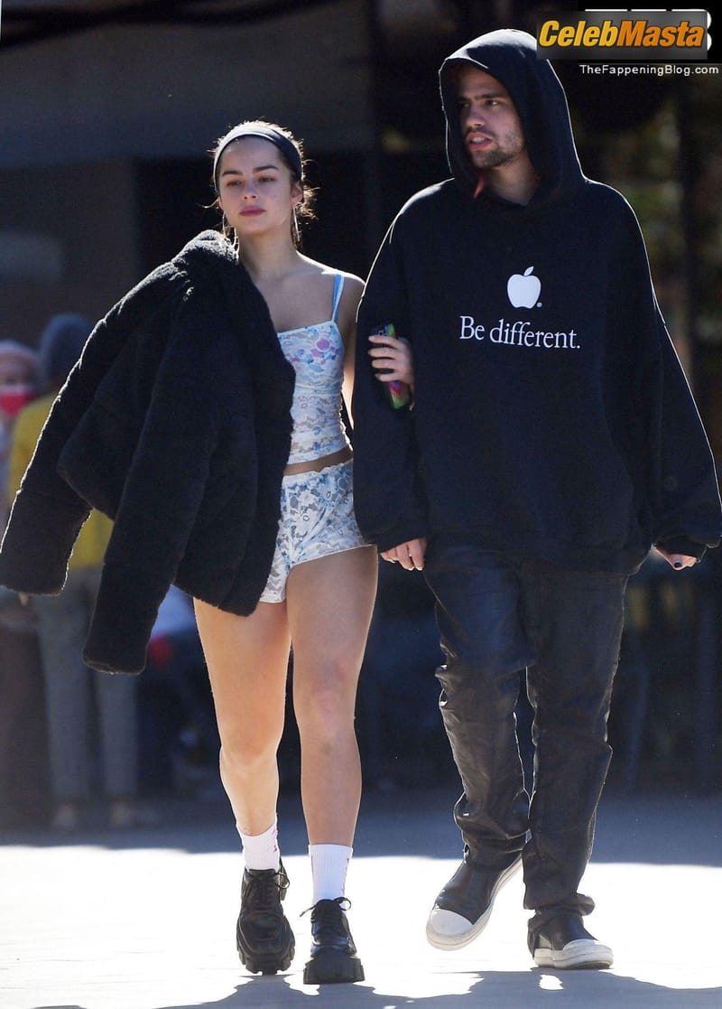 Addison Rae Sexy Seen Showing Off Her White Laced Lingerie After Lunch With Omer Fedi In Los Angeles Photo Gallery photo 1