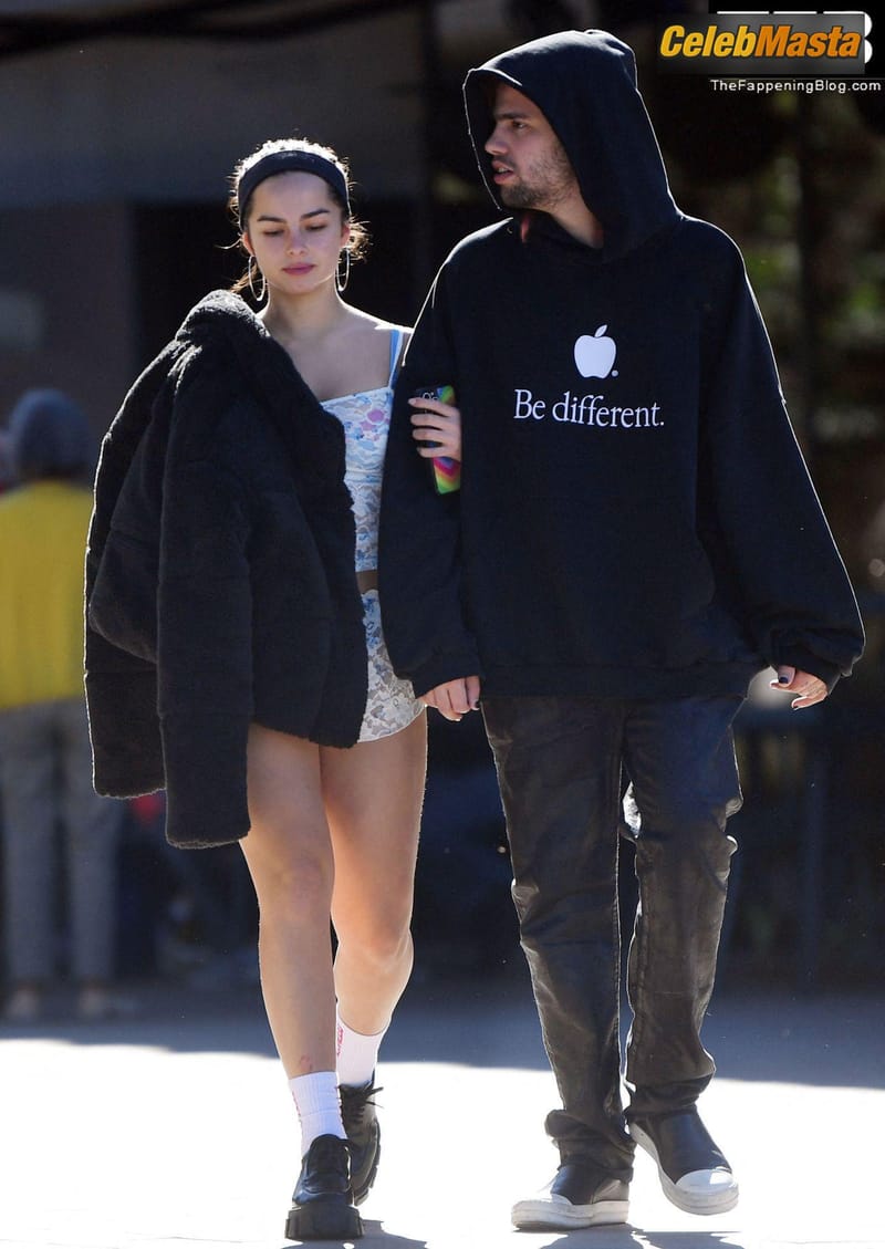 Addison Rae Sexy Seen Showing Off Her White Laced Lingerie After Lunch With Omer Fedi In Los Angeles Photo Gallery photo 2