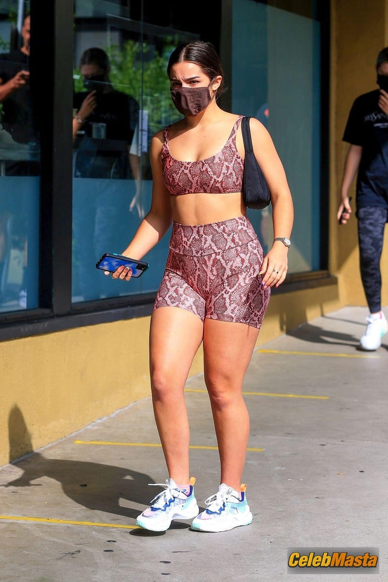 Addison Rae rocking Alo Yoga work out clothes in Los Angeles Photo Gallery photo 1