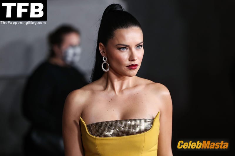 Adriana Lima Sexy Seen Flaunting Her Hot Legs At The Last Night in Soho Premiere in LA Photo Gallery photo 1
