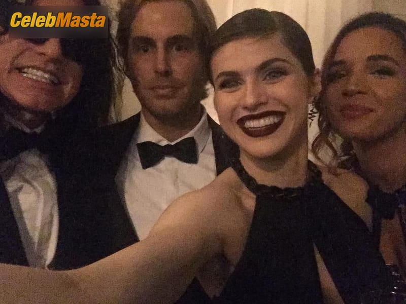 Alexandra Daddario Sexy at the InStyle & Warner Bros Golden Globes After Party in Los Angeles Photo Gallery photo 2