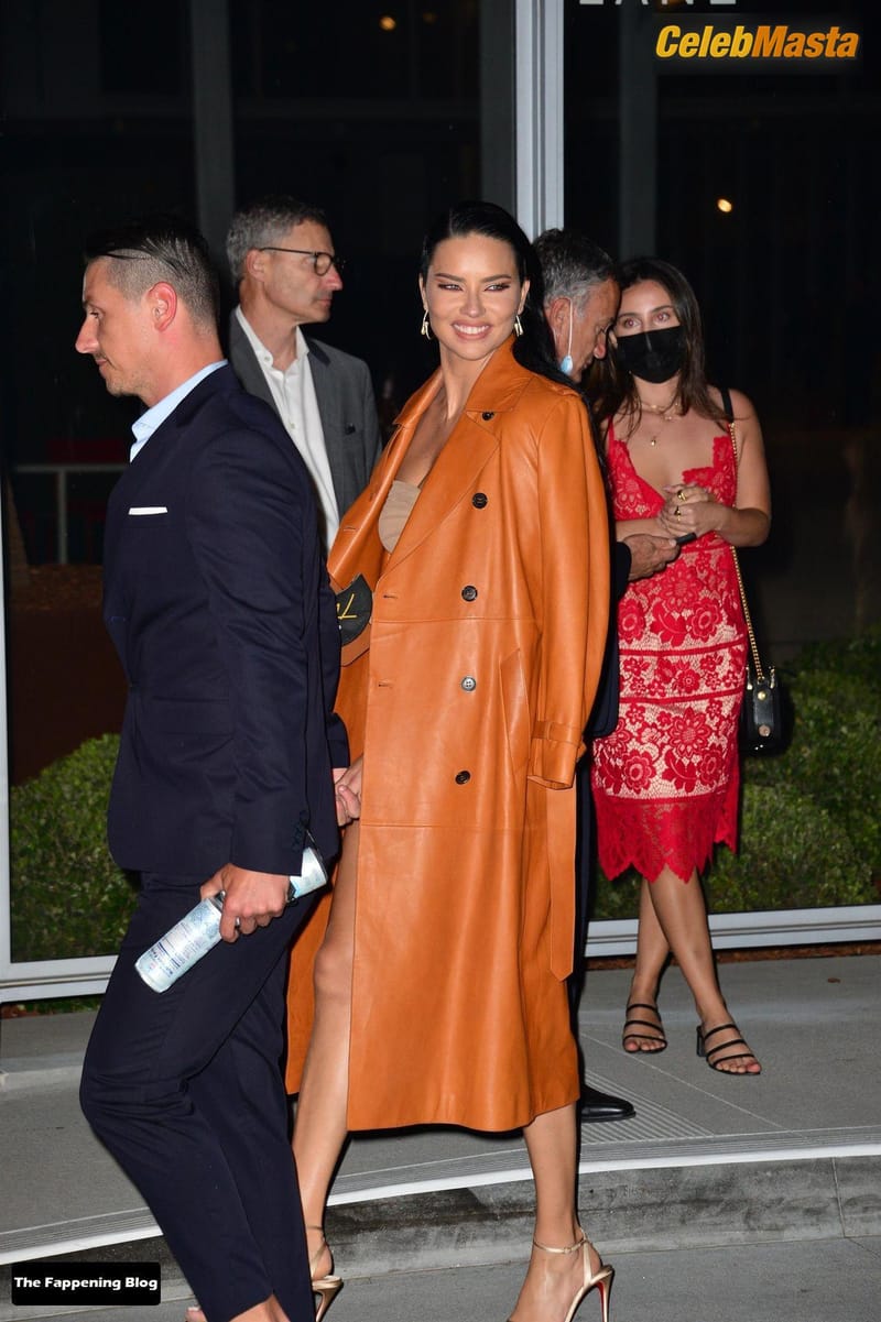 Adriana Lima Sexy Seen Flaunting Her Hot Legs At The Vanity Fair Premiere Party in Los Angeles Photo Gallery photo 2