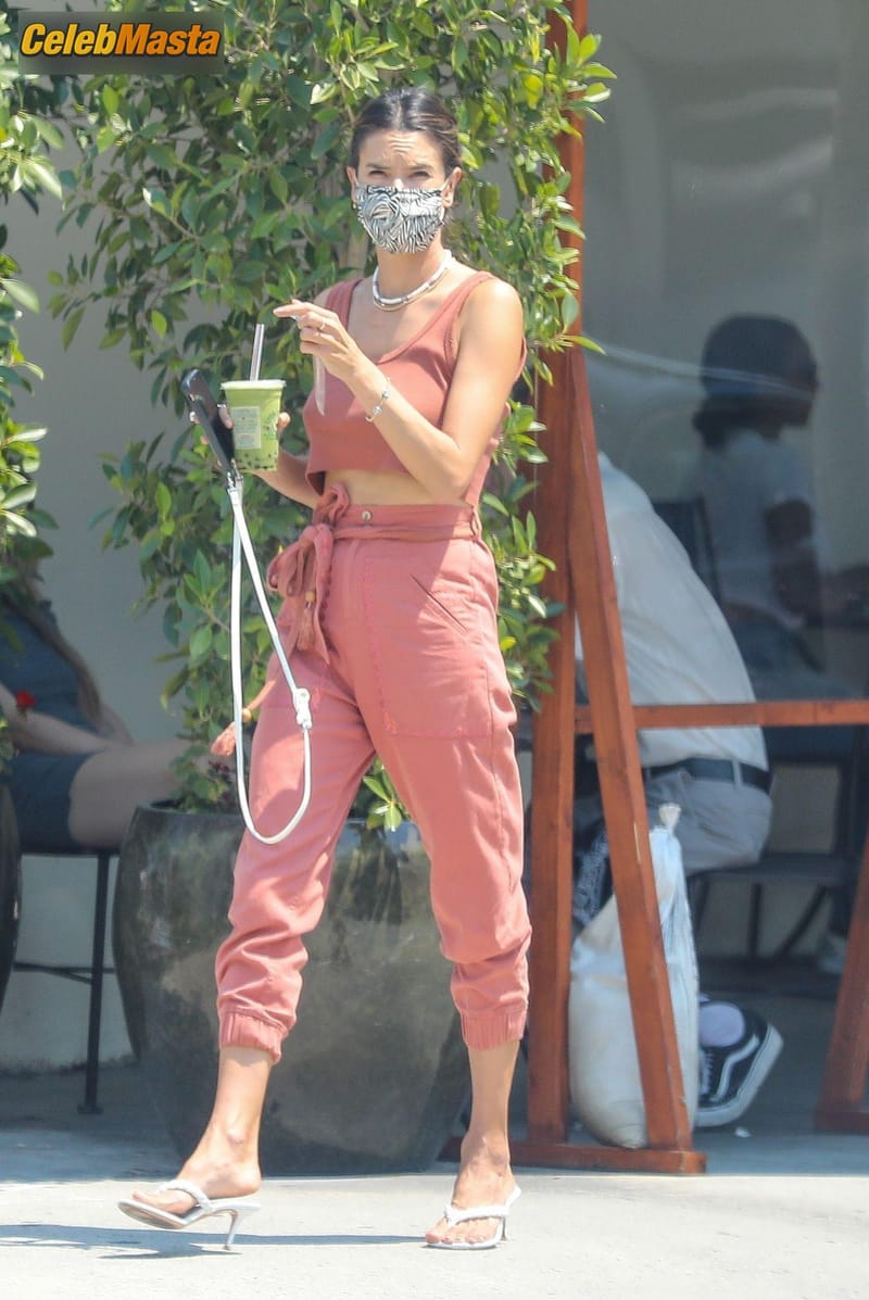 Alessandra Ambrosio stops at Urth Cafe in West Hollywood Photo Gallery photo 2
