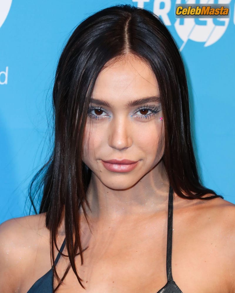 Alexis Ren and Noah Centineo at the 7th Annual UNICEF Masquerade Ball 2019 at the Kimpton La Peer Hotel in West Hollywood Photo Gallery photo 3