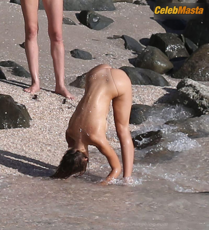 Alexis Ren photos from the beach in St. Barth photo 2