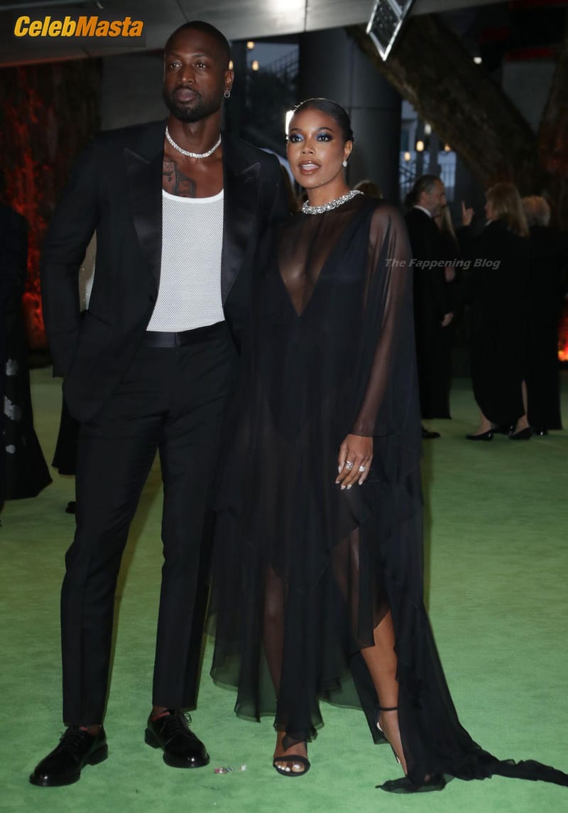 Gabrielle Union Sexy Flaunts Her Cleavage in A Black Dress at the Opening Gala of Academy Museum Motion Pictures In Los Angeles Photo Gallery photo 3