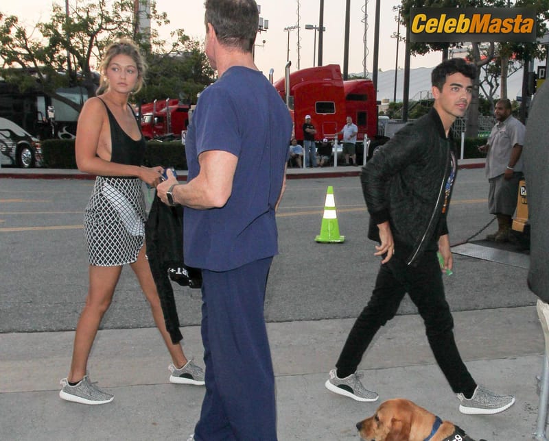 Gigi Hadid Braless Arriving for the Taylor Swift Concert in Los Angeles Photo Gallery photo 4