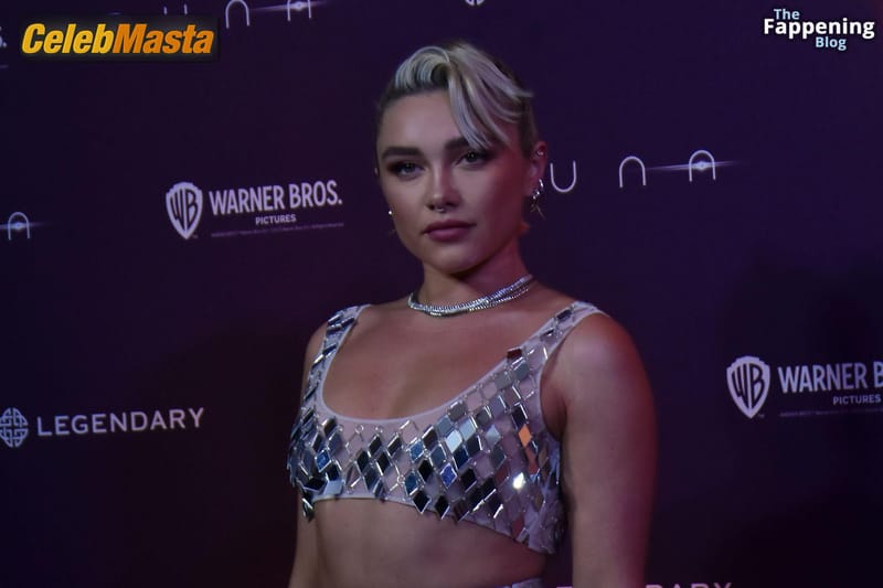 Florence Pugh Sexy Stuns In Glamorous Outfit At Dune: Part Two Bash Premiere In Mexico City Photo Gallery photo 3