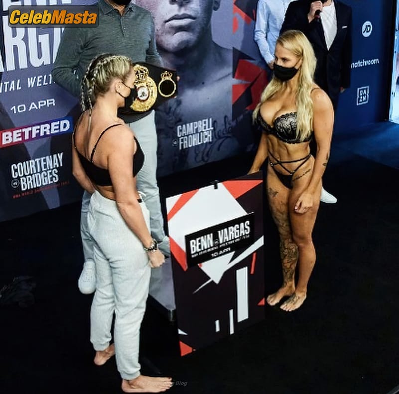 Ebanie Bridges Photo Set: Sexy Shows Off Her Hot Tits Before The Fight photo 2
