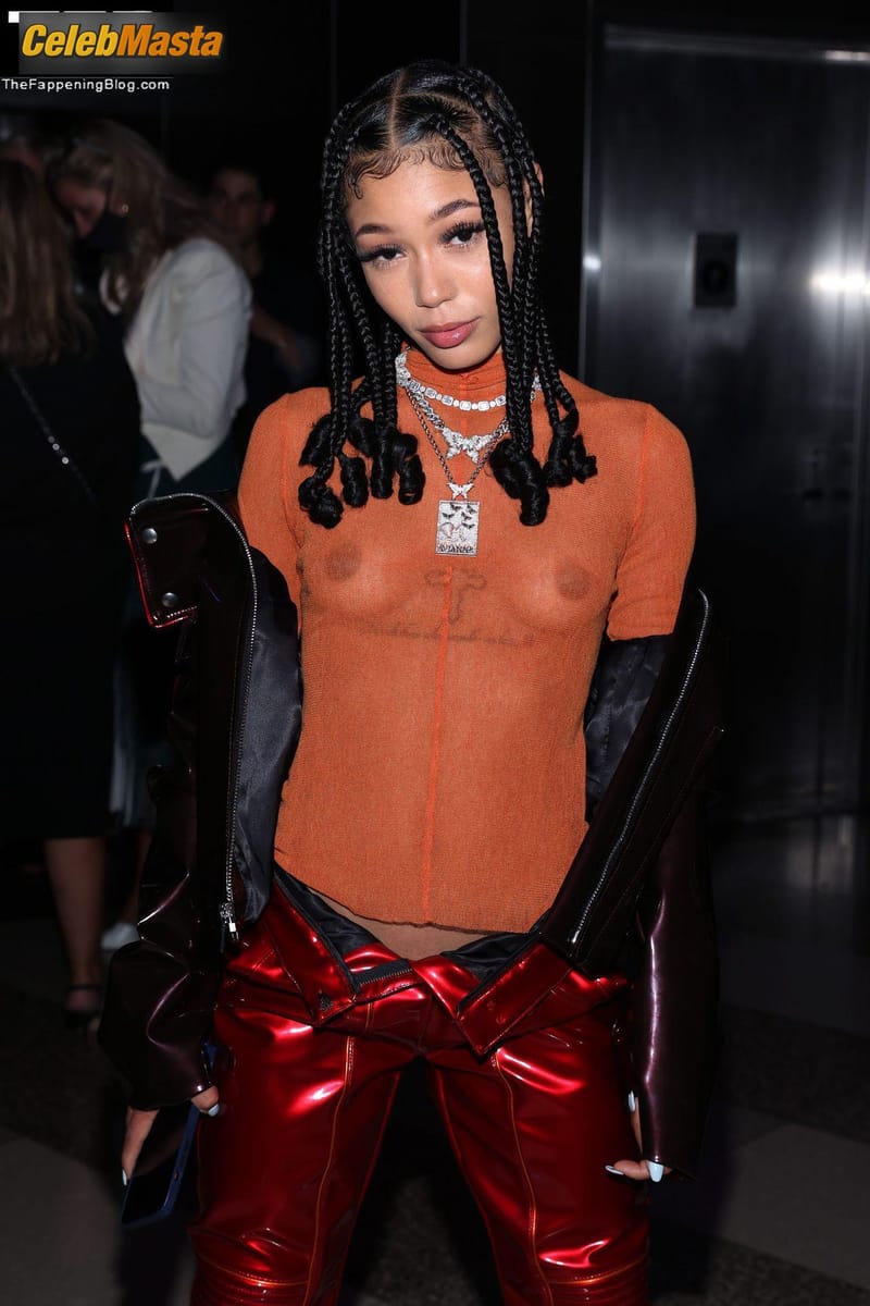 Coi Leray Photos: Sexy Seen Showing Off Her Tits At The Nyfw In New York City photo 2