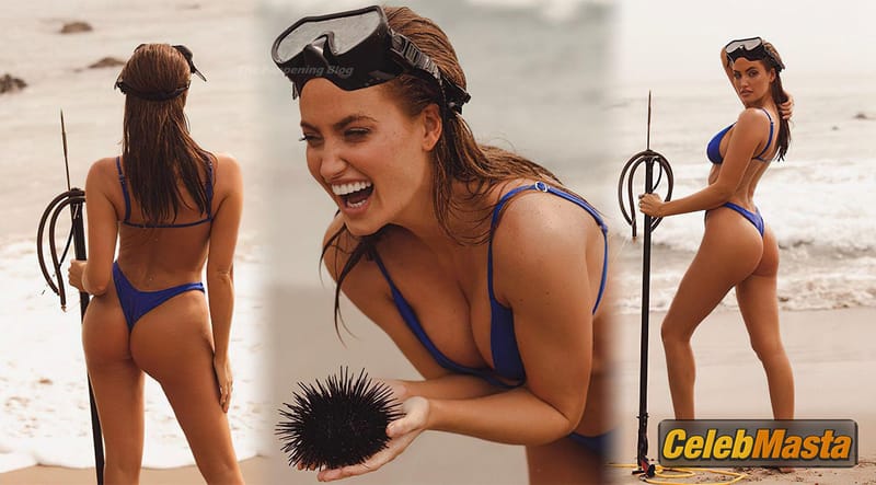 Photo Gallery: Haley Kalil Sexy By Megan Batson On The Beach In Malibu photo 1
