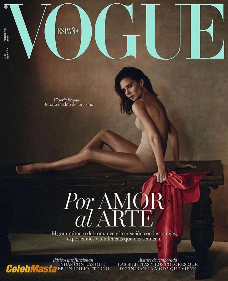 Photo Gallery: Victoria Beckham Sexy Shows Her Beautiful Legs On Vogue Spain photo 2
