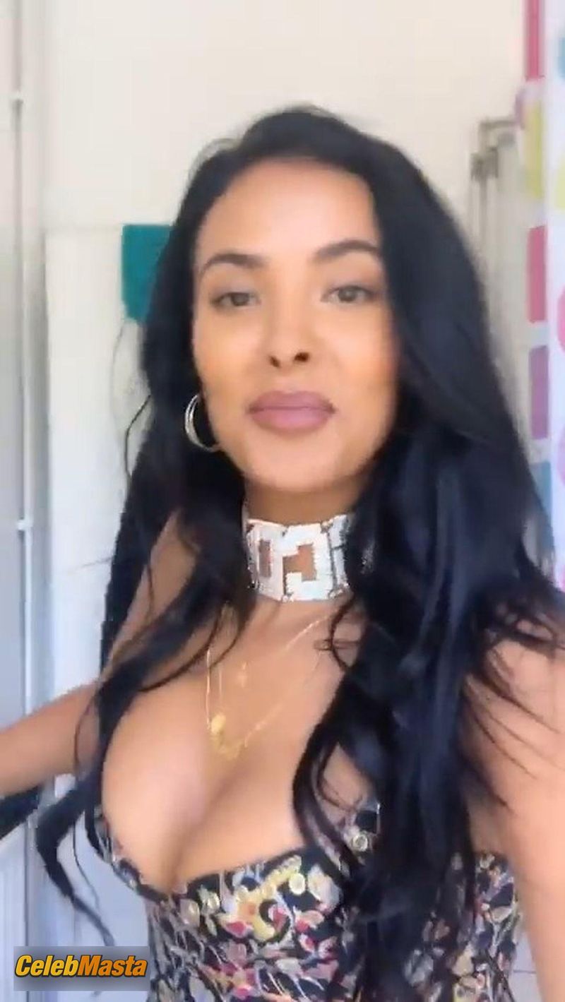 Maya Jama at Maya Jama Sexy Seen At The 2019 Glastonbury Festival (28.06.2019)
