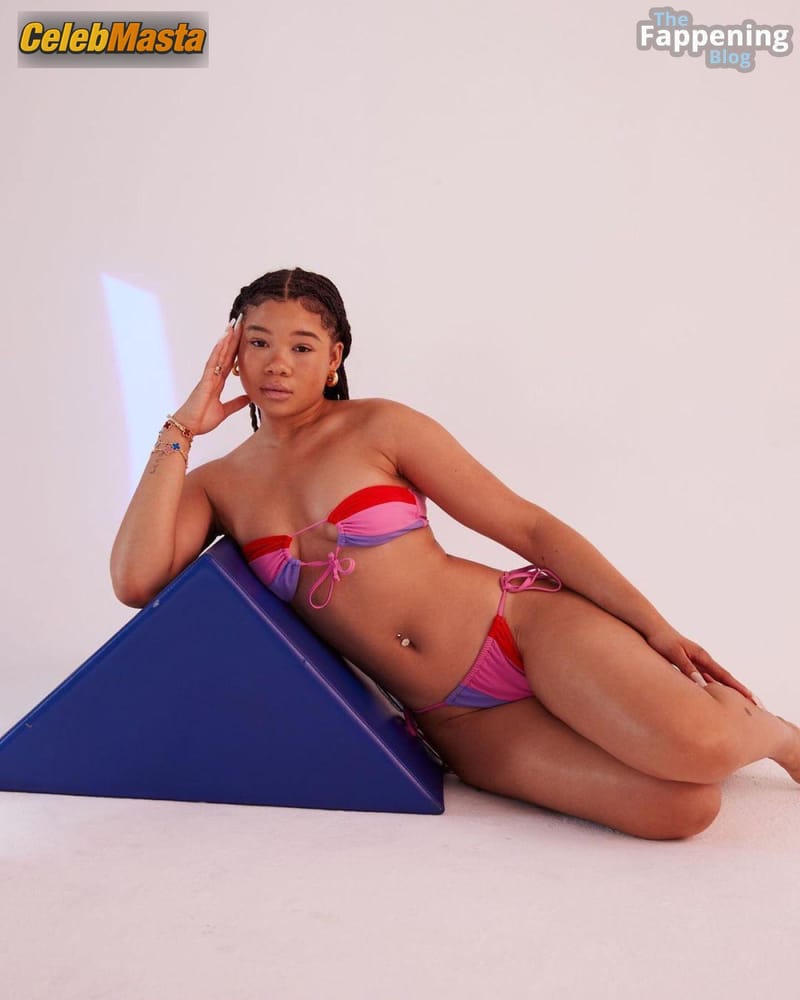 Storm Reid in Storm Reid Sexy And Stunning Bikini Photoshoot For Pacsuns March 2023 Campaign