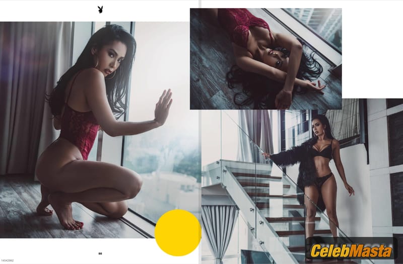 Rachel Lobangco in Playboy Magazine Denmark
