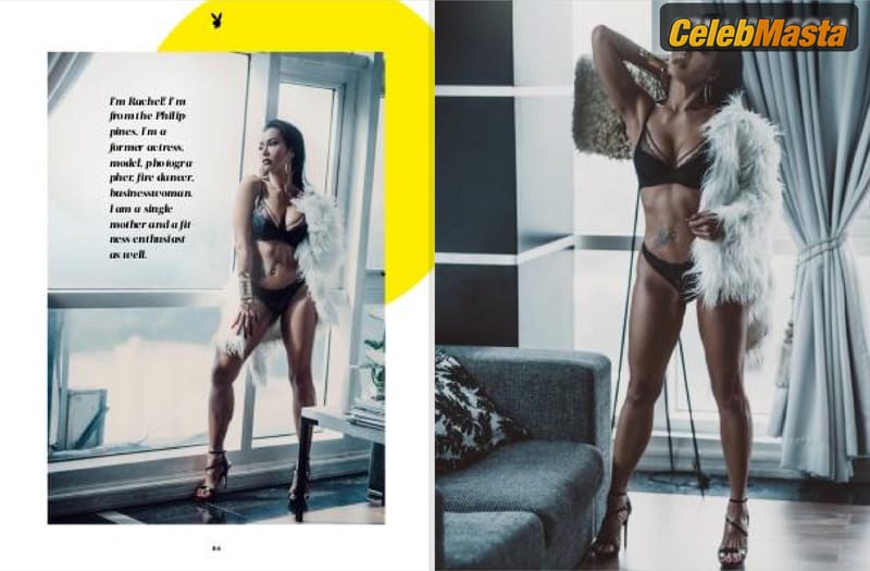 Rachel Lobangco in Playboy Magazine Denmark