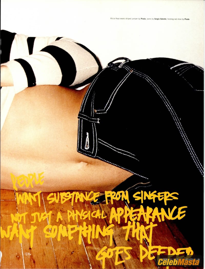 Alicia Keys in Alicia Keys In Dazed June 2001