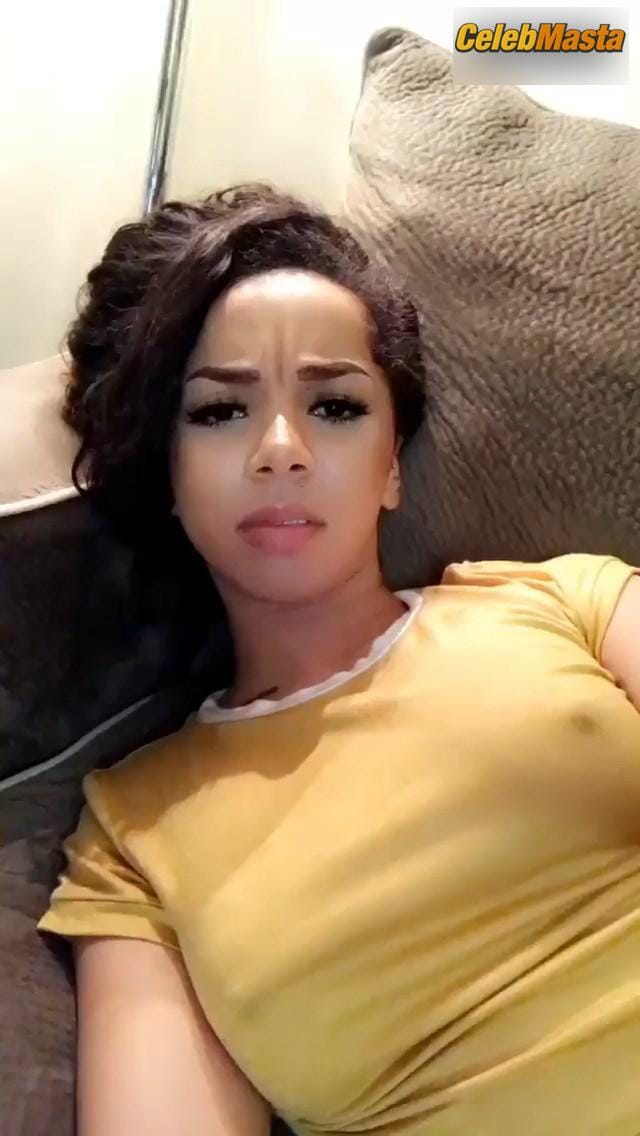 Brittany Renner Photos: Sexy Butt And Tits In A Yellow Top White Shorts photo 2