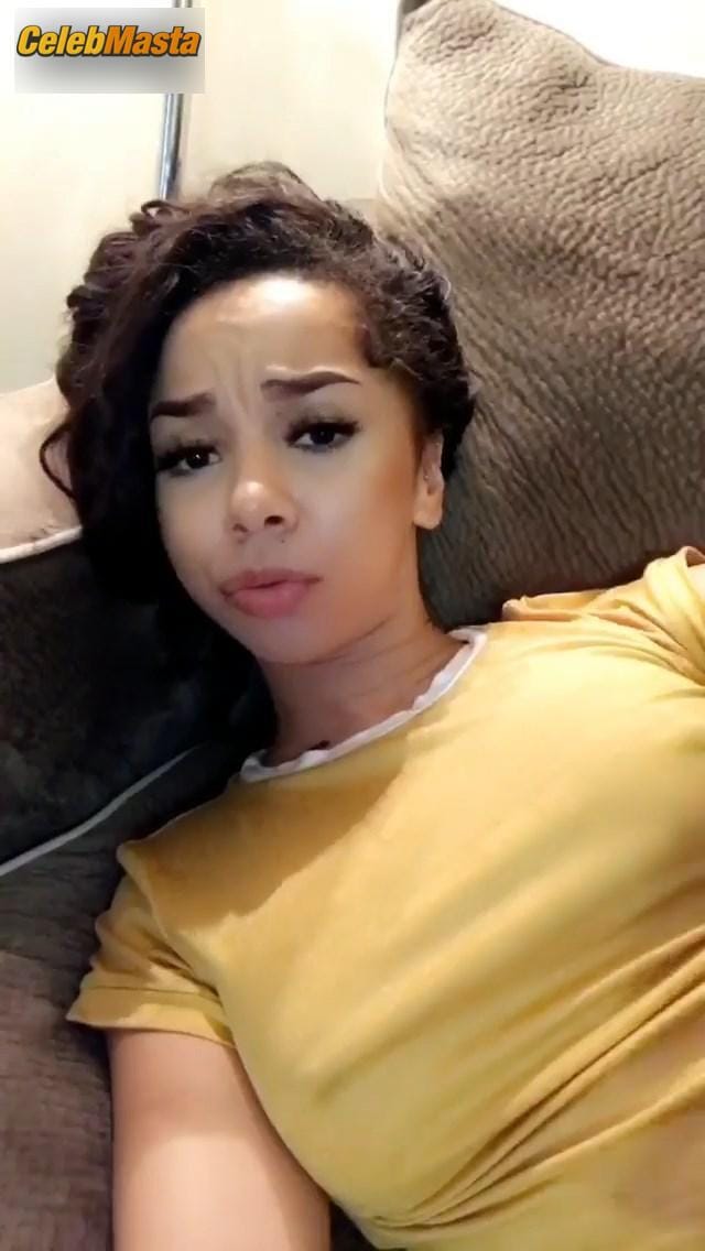 Brittany Renner Photos: Sexy Butt And Tits In A Yellow Top White Shorts photo 4