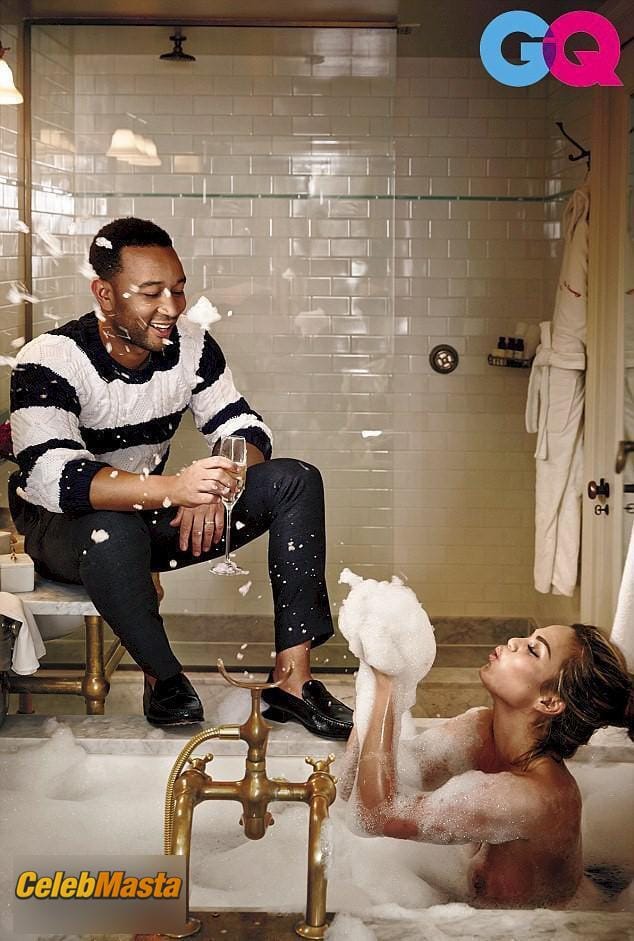 Chrissy Teigen Photos from Gq Lingerie Photo Shoot photo 3