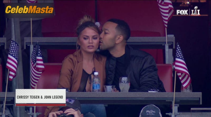 Chrissy Teigen Photos from Super Bowl photo 1