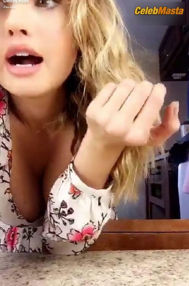 Debby Ryan Photo Gallery: Sexy Tits Deep Cleavage In Snapchat photo 2