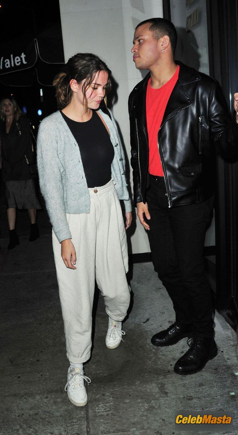 Maia Mitchell Pics: Spotted Braless At Catch La In Los Angeles photo 2