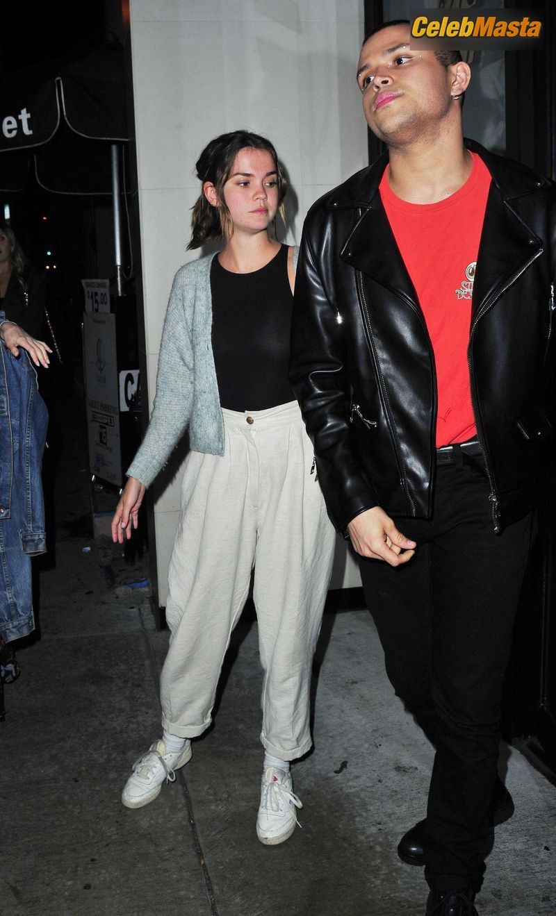 Maia Mitchell Pics: Spotted Braless At Catch La In Los Angeles photo 4
