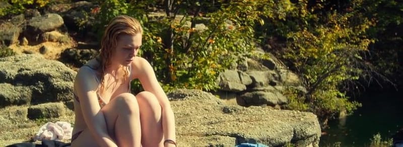 Elle Fanning's Swimsuit Cleavage Sex Scene in All the Bright Places