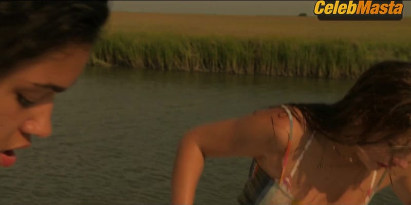 Madelyn Cline and Madison Bailey Bare Bikini Scene in Outer Banks