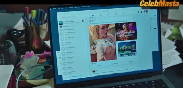 Elle Fanning Tits Scene from Margo's Got Money Troubles