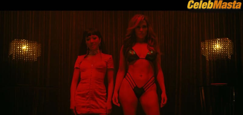 Jennifer Lopez and Constance Wu Swimsuit, Underwear Scene from Hustlers