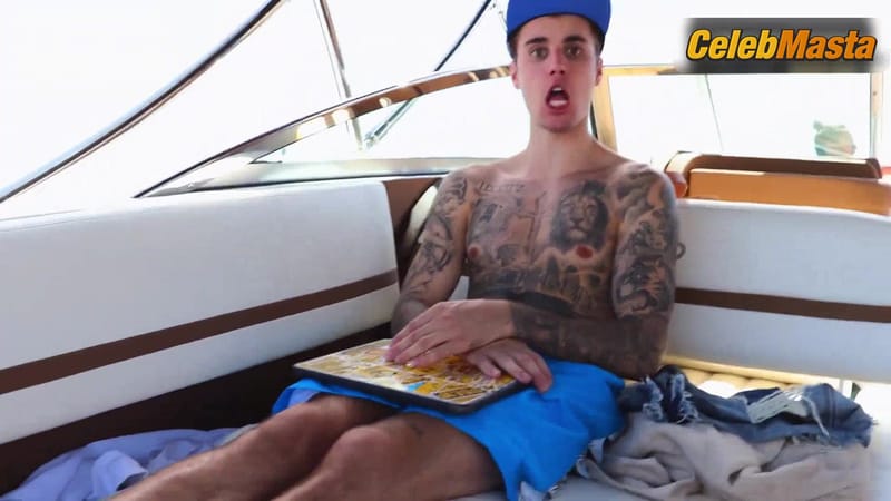 Hailey Baldwin Swimsuit Scene from Justin Bieber Seasons