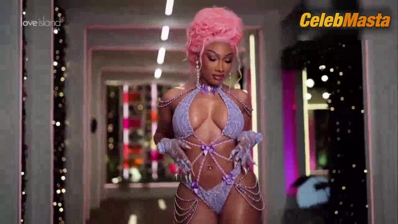 Megan Thee Stallion Thong, Swimsuit Scene in Love Island Usa