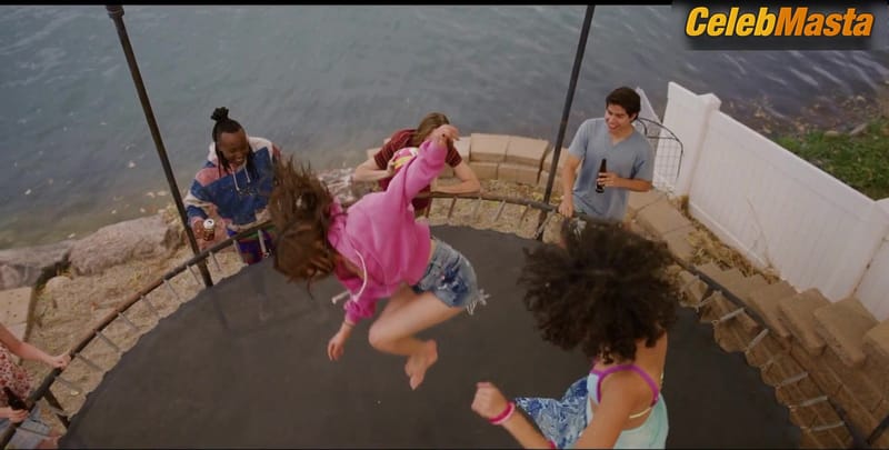 Jenna Ortega and Alexis Zollicoffer's Bikini Scene in Winter Spring Summer Or Fall