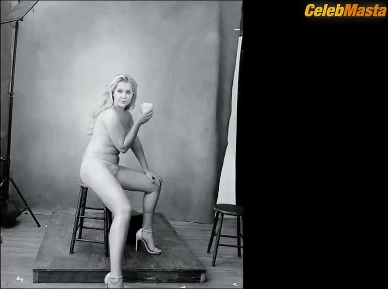 Amy Schumer's Tits, Underwear Scene from Pirelli Calendar