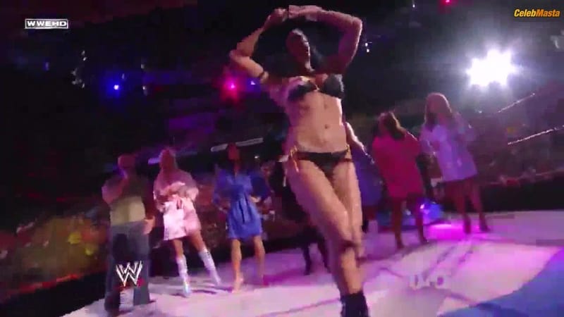 Melina Perez's Underwear Scene from WWE Monday Night RAW