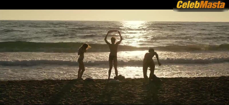 Riley Keough and Alicia Vikander Tits, Underwear Scene from Earthquake Bird