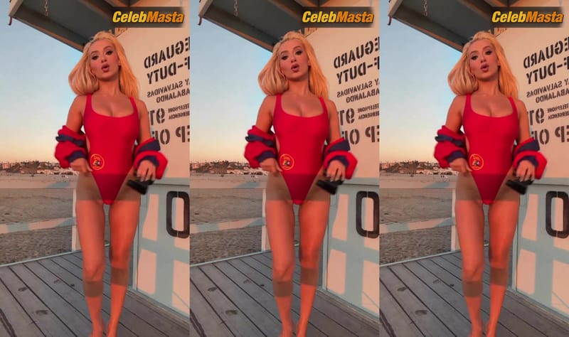 Jewell Farshad Butt's Tits Scene from Baywatch