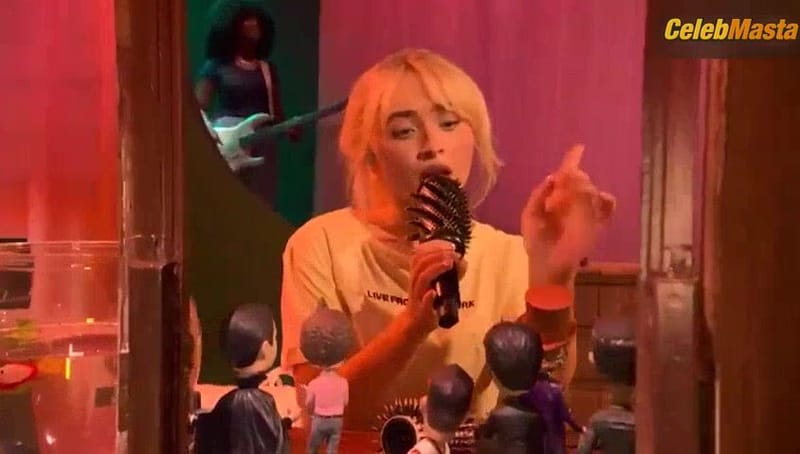 Sabrina Carpenter's Underwear Scene in Saturday Night Live