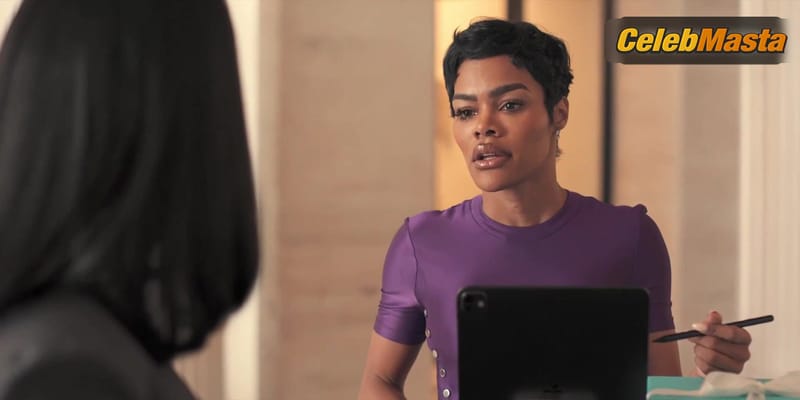 Teyana Taylor, Sarah Paulson and Kim Kardashian West Tits Scene from All's Fair